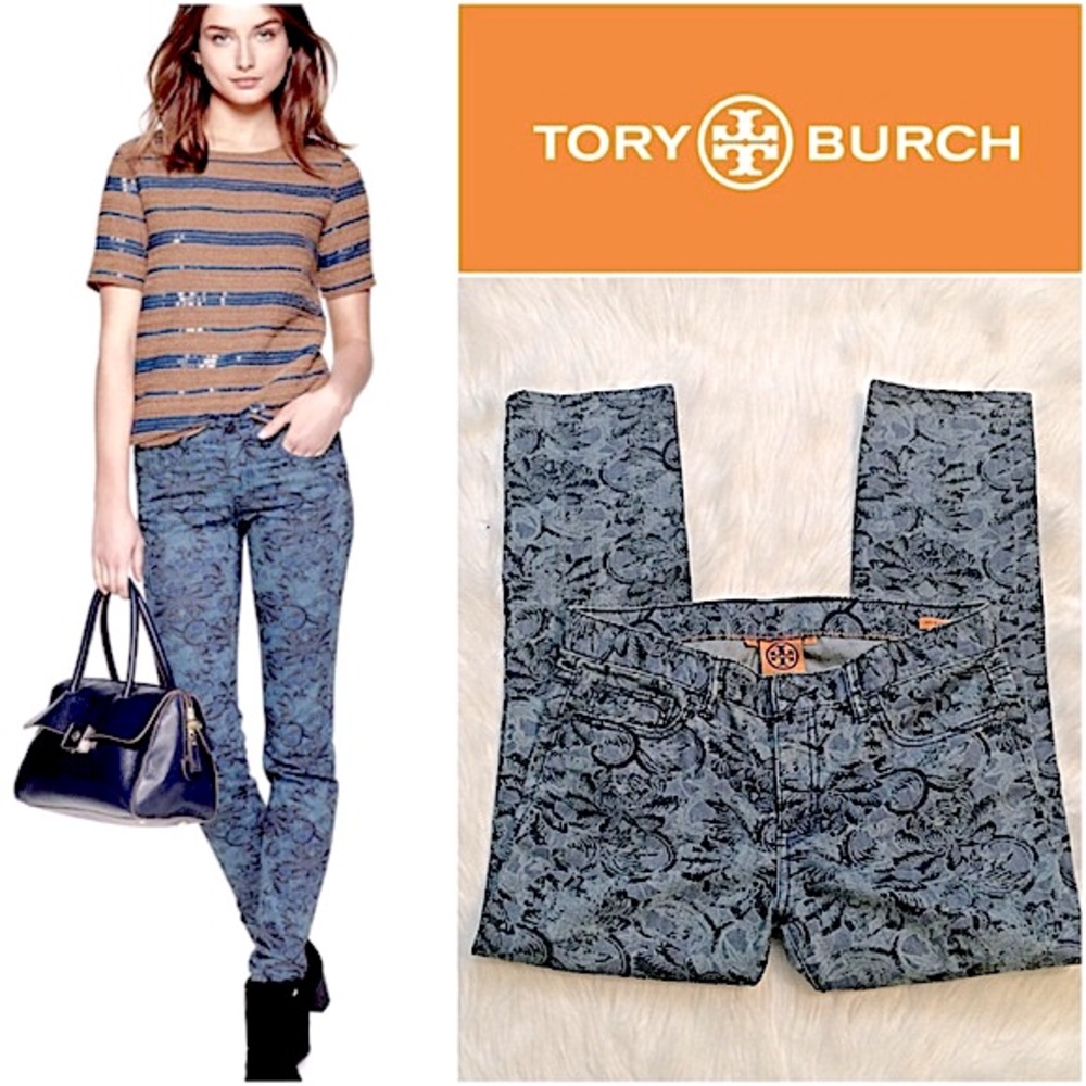 NEW-Tory Burch -Never Worn-Ivy Super Skinny Fit Jeans- sz 29